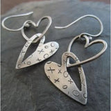 Retro Hollow Heart-shaped Simple Elegant Women's Earrings