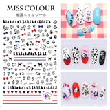 Foreign trade of ultra-thin tropical bird animal Manicure gummed stickers nail stickers Manicure adornment R117-124 explosion models