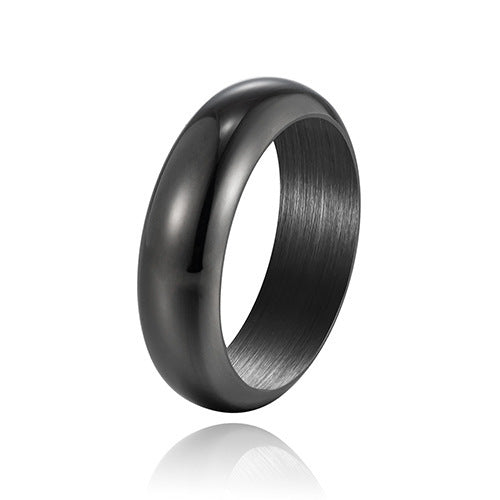 Glossy Ring Electroplated Men's And Women's Personality