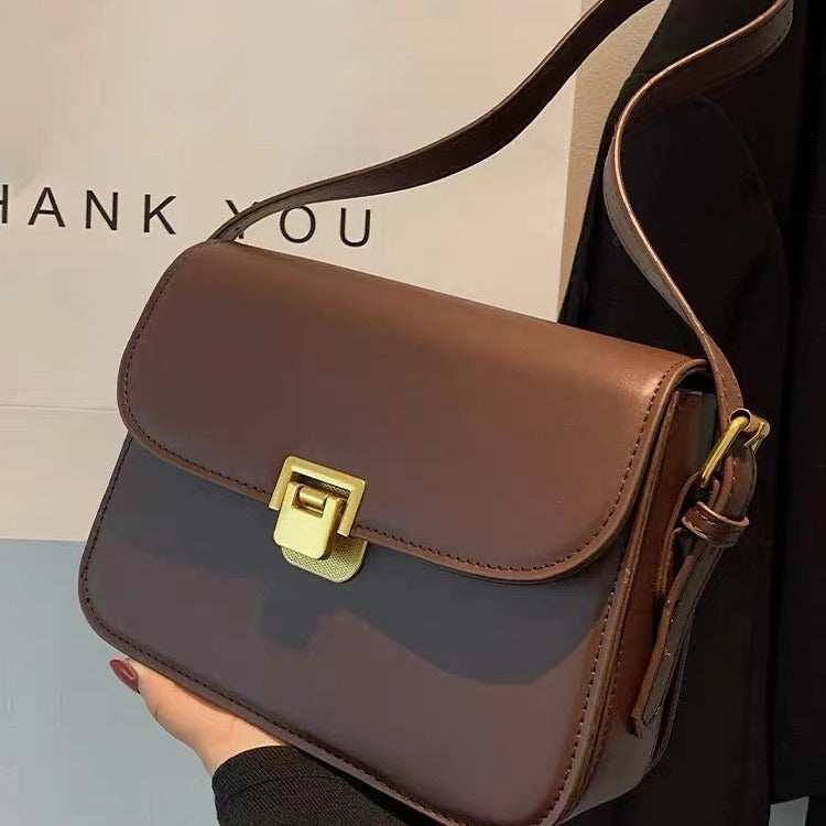 High-grade Women's Niche Texture One-shoulder Underarm Small Square Bag