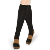 Unisex Copper Compression Socks Women Man Durable Hose Graduated Support Socks For Running Nursing Shin Splints Edema Swelling Recovery