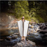 Maxi African Tribal Pattern Ethnic Style Handmade Robe Pocket Skirt