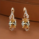 Hot Sale Eardrops Finely Inlaid Stud Earrings