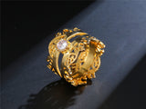 Personality Retro Crown Women's Ring