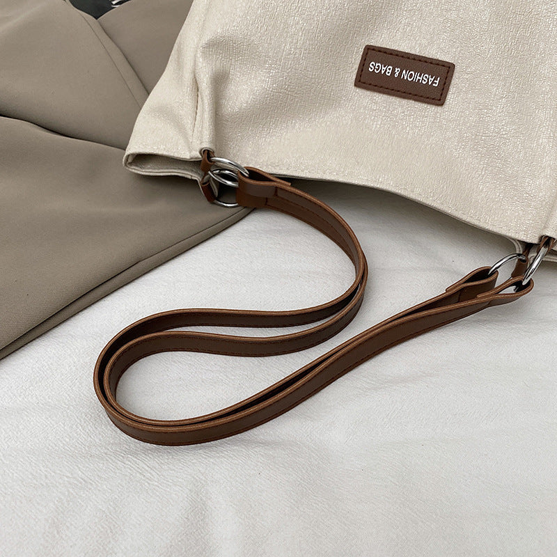 Women's Shoulder Underarm Tote Large Capacity Simple Commuter Bag