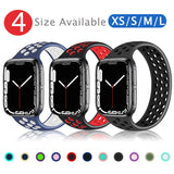 Fashion All-match Two-color Silicone Single Ring Strap