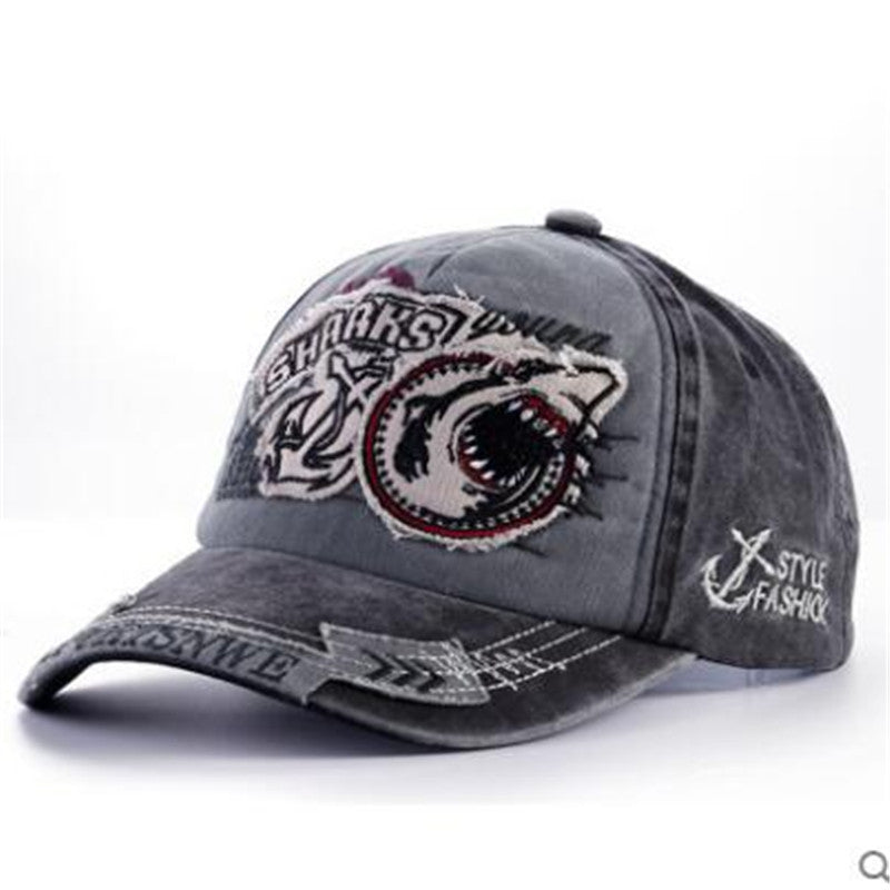 Casual all-match fashionable denim cap