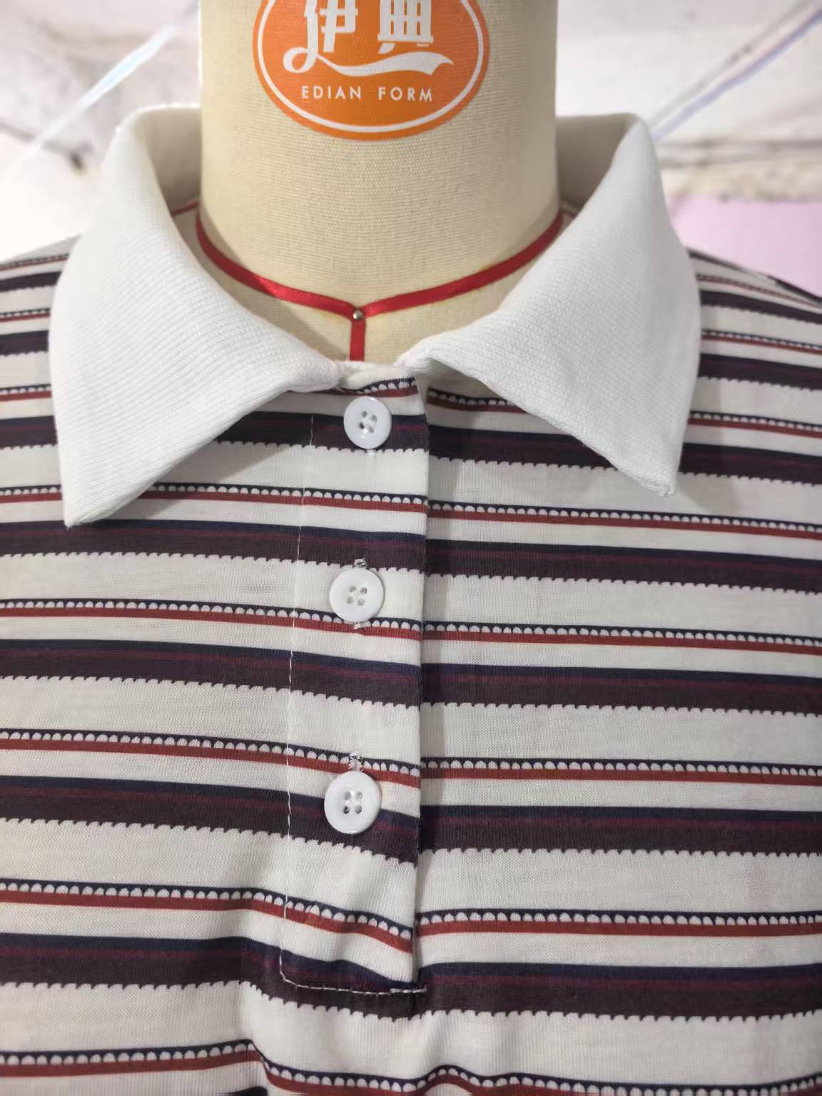 POIO Collar Loose Casual Long Sleeves Sweater  Top