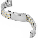 Watch Strap 22mm Five Beads Solid Stainless Steel