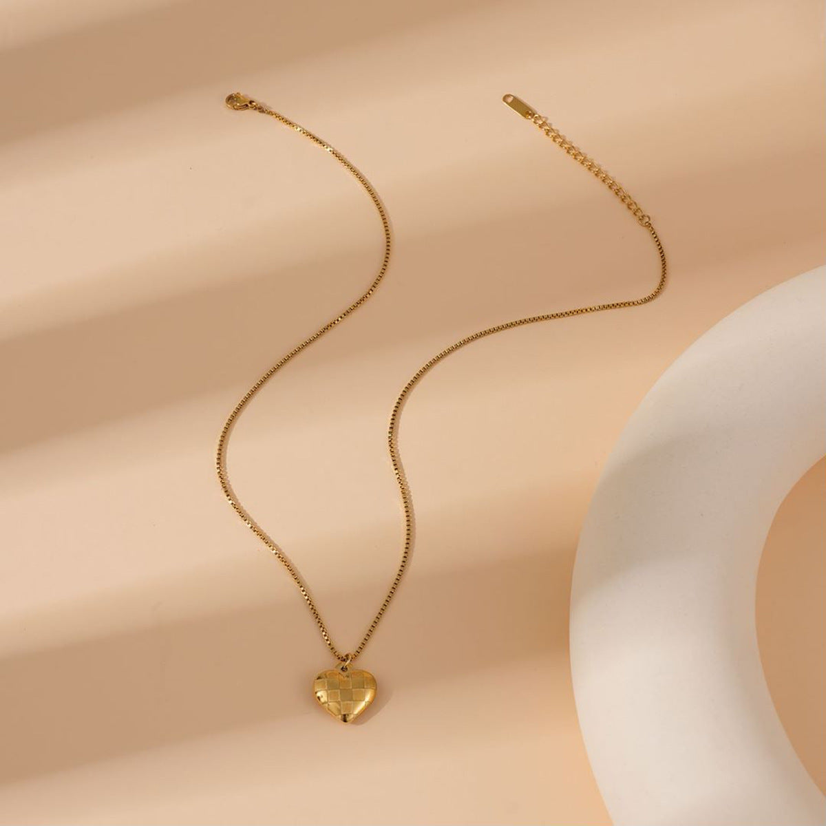 New Temperament Wild Simple 18K Gold Plated Stainless Steel Necklace