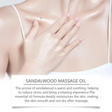 OUHOE Sandalwood Massage Essential Oil, Gently Moisturizes Whole Body Skin Daily Body Care Massage Sandalwood Essential Oil