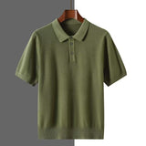 Polo Shirt Men's Short-sleeved Business Casual Bottoming Sweater