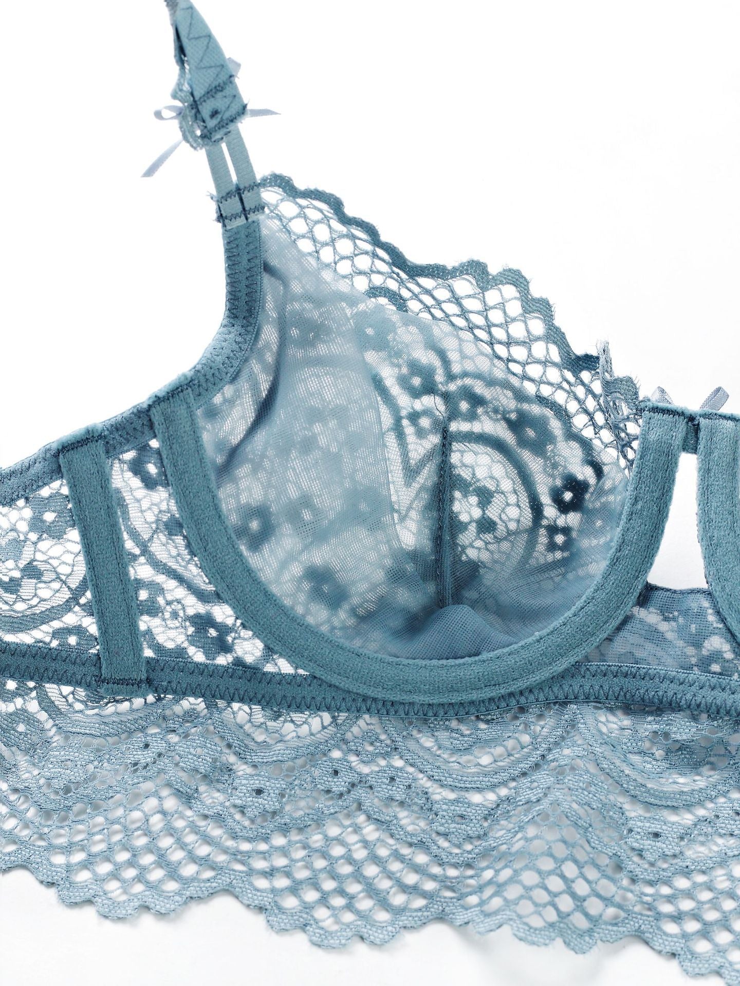 Blue Ladies Bra And Panties Set