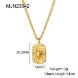 Vintage Eight Awn Star Pendant Necklace