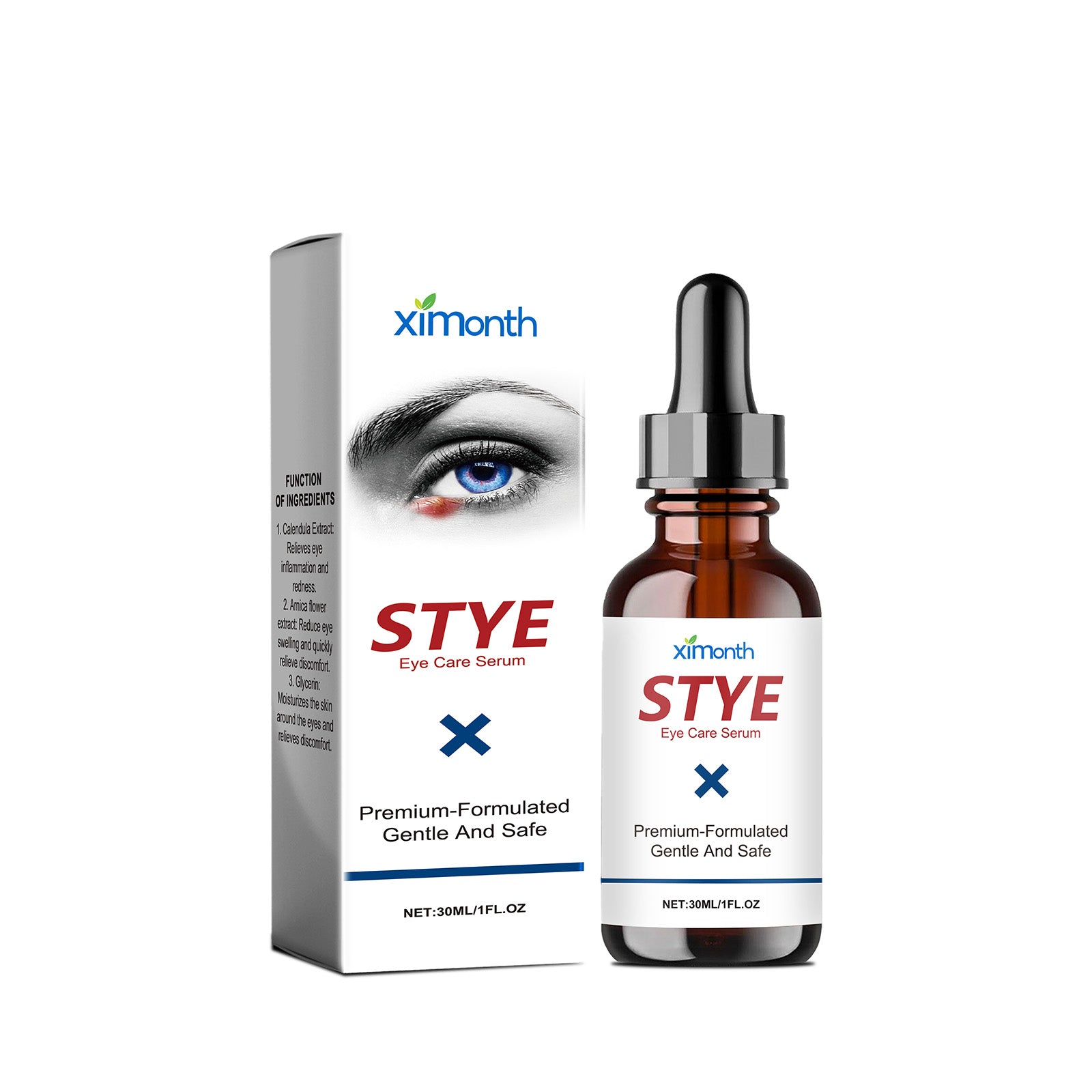 Ximonth Eye Care Serum Relieves Eye Discomfort Eye Skin Gentle Repair Treatment Around The Eyes