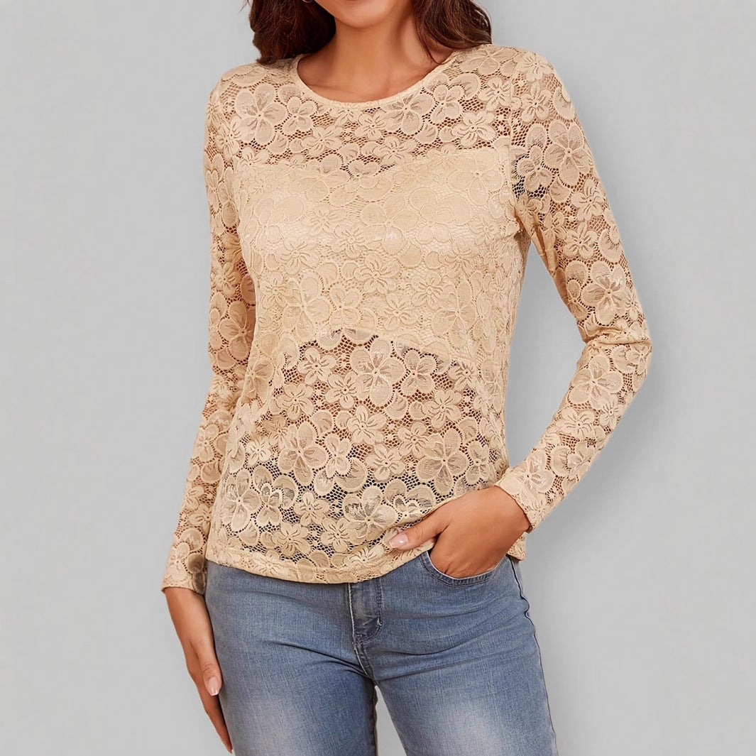 Sexy Personality Slim Fit Long Sleeve Bottoming Shirt Top