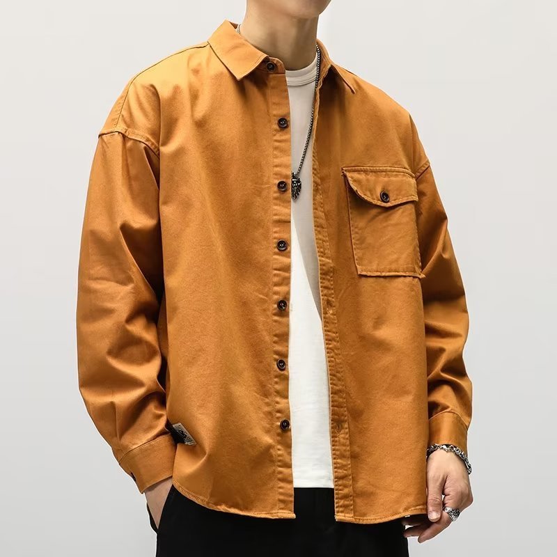 Casual Long Sleeve Shirt Cardigan Jacket