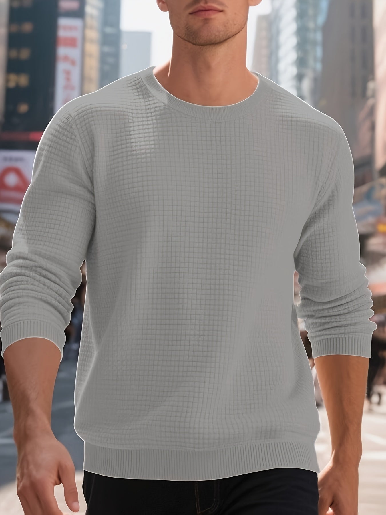 Export Quality English European And American Sizes Jacquard Round Neck Hoodie For Men And Women