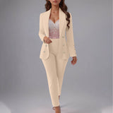 Button Slim Lapel Cardigan Graceful Suit Jacket
