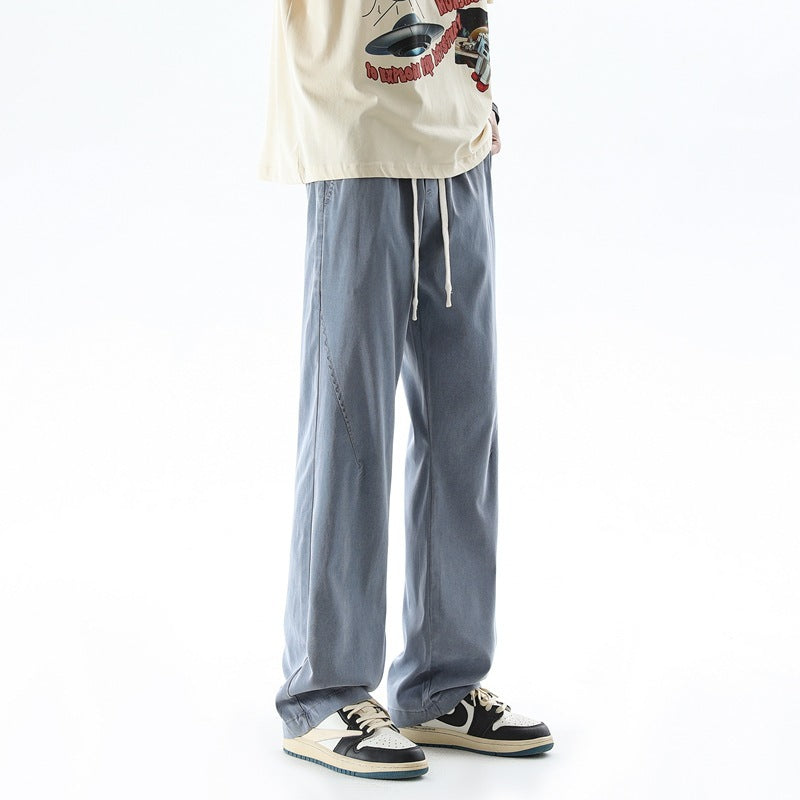 Lyocell Tencel Ice Jeans For Men