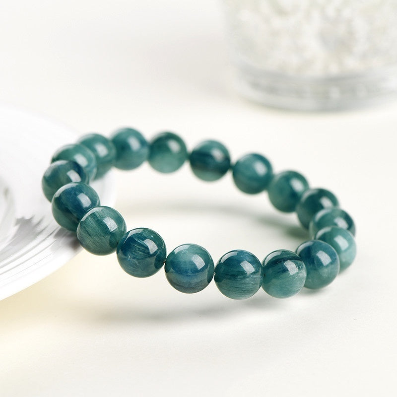 Natural Green Blue Crystal Bracelet Two-tone Symbiosis