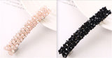Hairpin Four Rows Of Crystal Braided Spring Clip Hair Accessories For Women