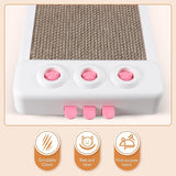 Cat Scratcher Toy Interactive Whack A Mole Cat Toy  Cardboard Cat Scratcher Cat Scratching Board Cat Scratching Pad For Indoor Cats Cat Enrichment Toys
