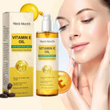 West&Month Vitamin E Body Oil, Deeply Nourishes Hair, Nails, Skin, Body Care And Massage