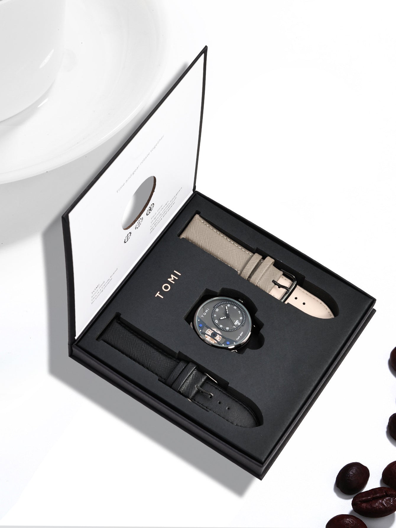 Simple Fashion Gift Box Business Trends Belt Men's Watch