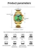 FANMIS Classics Business Analog Watch Big Face Quartz Luminous Waterproof Analog Quartz Stainless Steel Watch Elegant Gift Watch for Men
