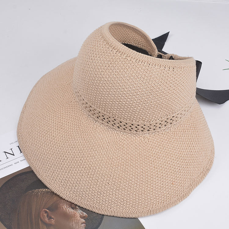 Outdoor bow hat with big bow