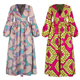 African national style big swing skirt medium length