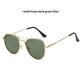 European And American Fashion Retro Metal UV Sun Glasses