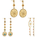European And American Personality Affordable Luxury Fengcai Oil Ear Rings