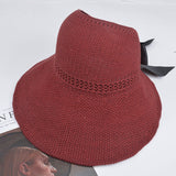 Outdoor bow hat with big bow