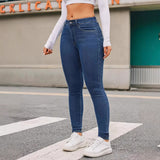 Skinny Stretch Feet Pants Jeans