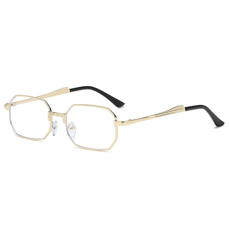 Personality Polygon Metal Sun Glasses