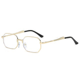 Personality Polygon Metal Sun Glasses