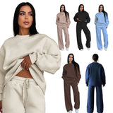 Women's Fashion Casual Wide-leg Pants Suit