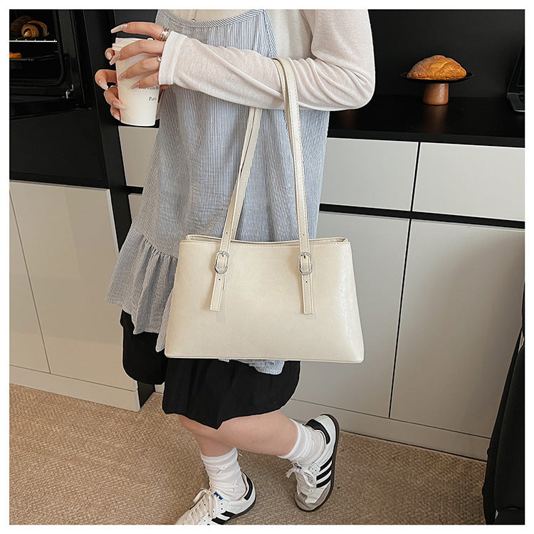 Fashion Retro Underarm Shoulder Bag Large Capacity Totes