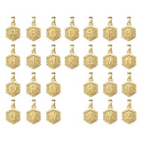 New Accessories 26 Capital English necklace for women and men stainless steel necklace with 18K gold clavicle chain accessories