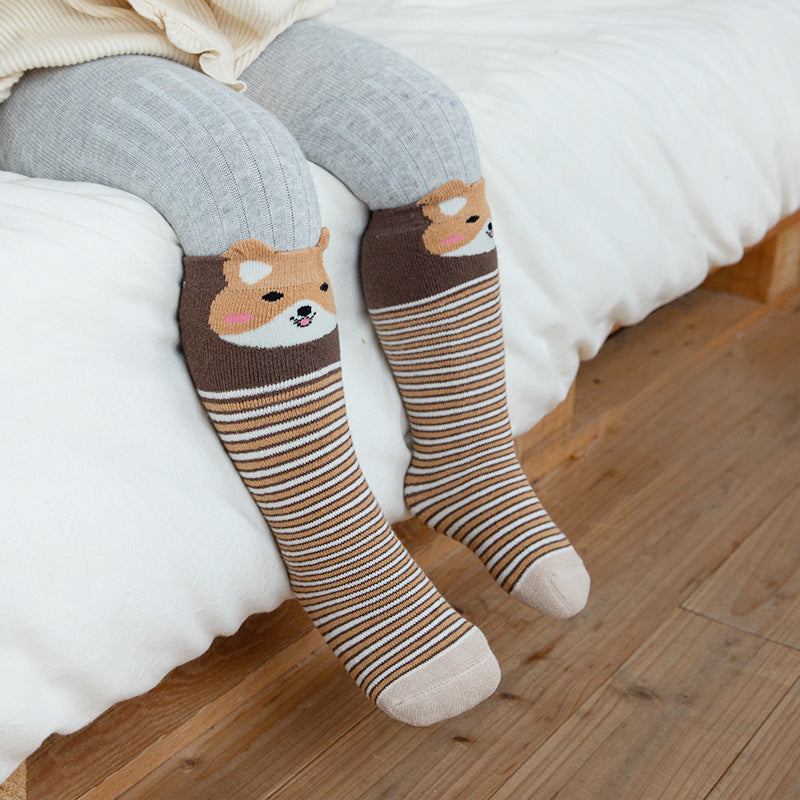 Autumn And Winter New Three-dimensional Cartoon Animal Children's Socks