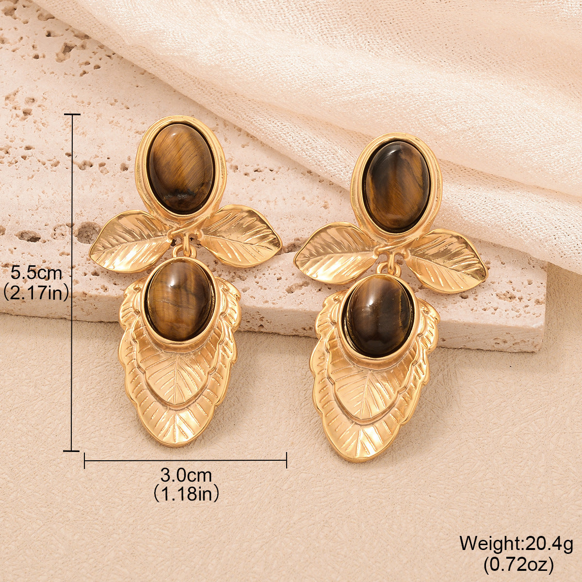 French Simplicity Style Design Tassel Earrings