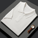 Men's Casual Solid Color Wool Knitted Half Sleeve