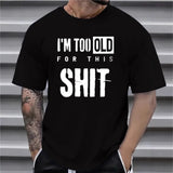 Men's All-match Short-sleeved T-shirt With Design Letters