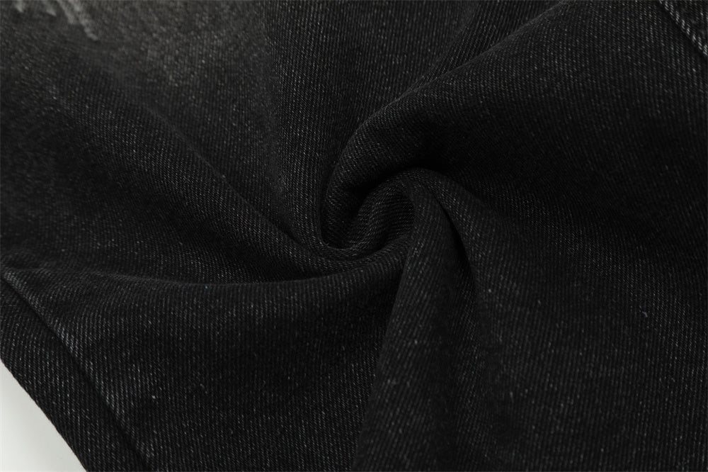 Denim Straight-leg Trousers Loose Men