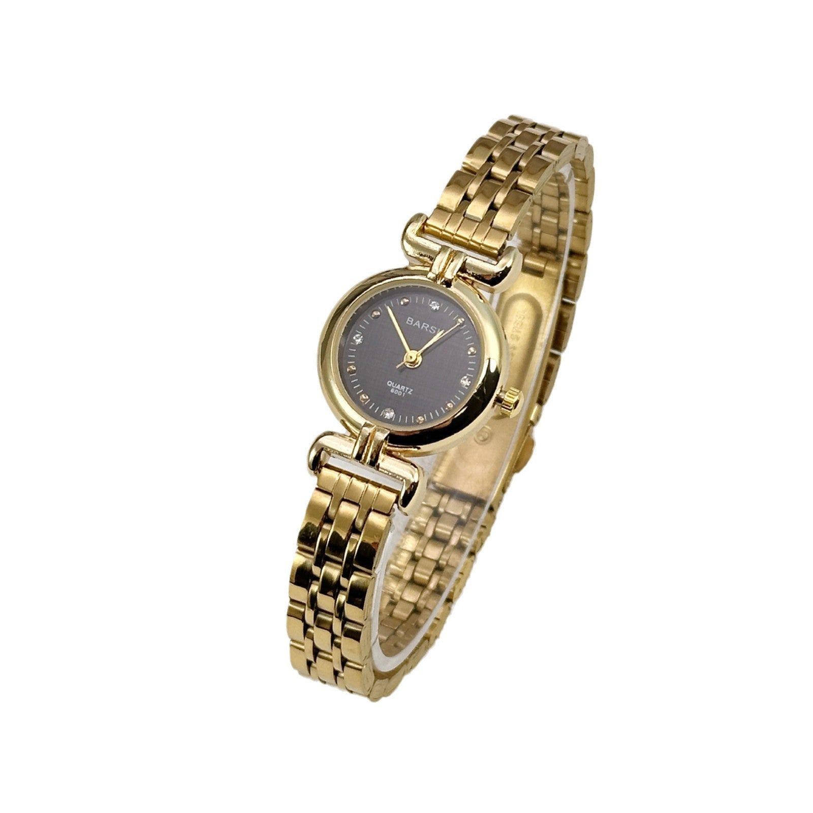 High-grade Golden Women's Watch Steel Belt Antique Style