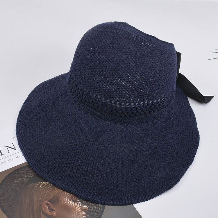 Outdoor bow hat with big bow