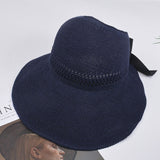 Outdoor bow hat with big bow