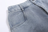 Fashion Personality Denim Loose Trousers Men